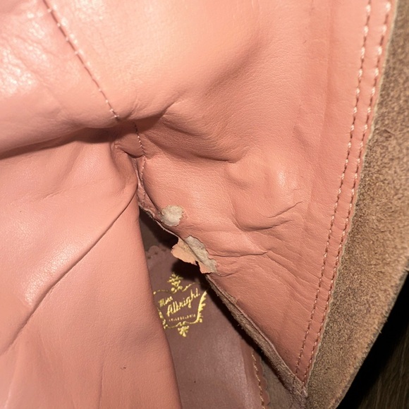 Miss Albright Anthropologie boots in light brown suede - Picture 6 of 9